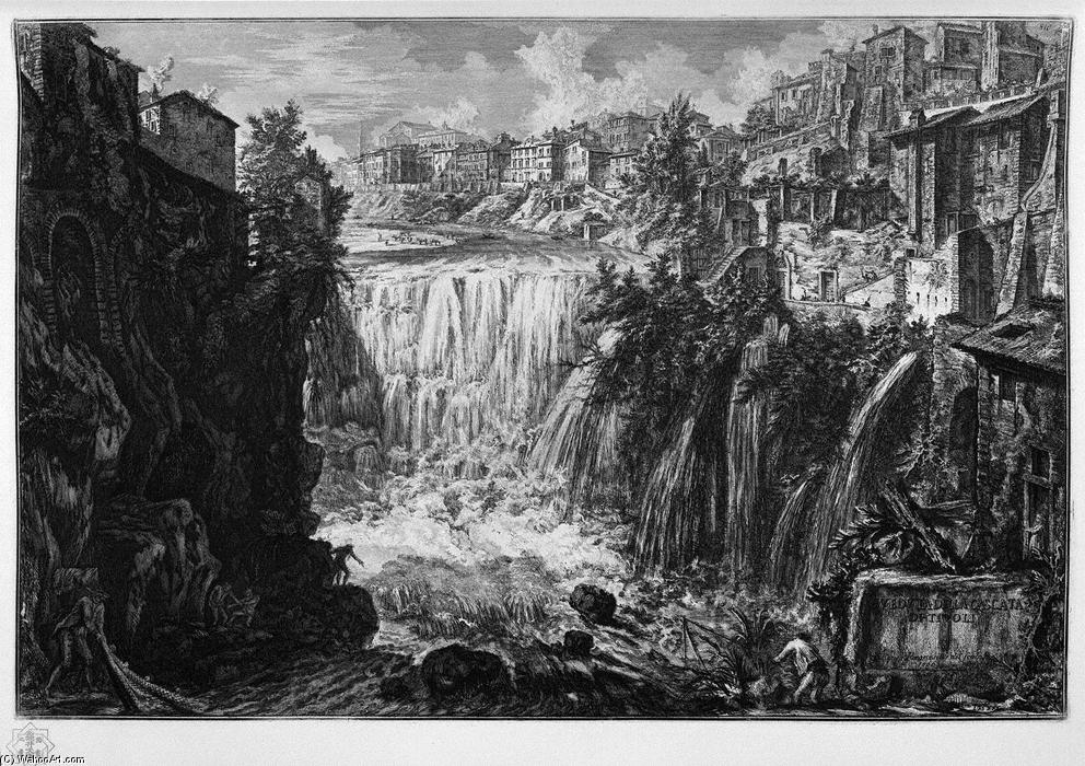 View Of The Falls Of Tivoli — Giovanni Battista Piranesi