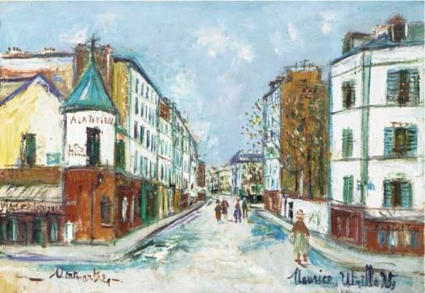 The Restaurant A La Tourelle, Montmartre — Maurice Utrillo