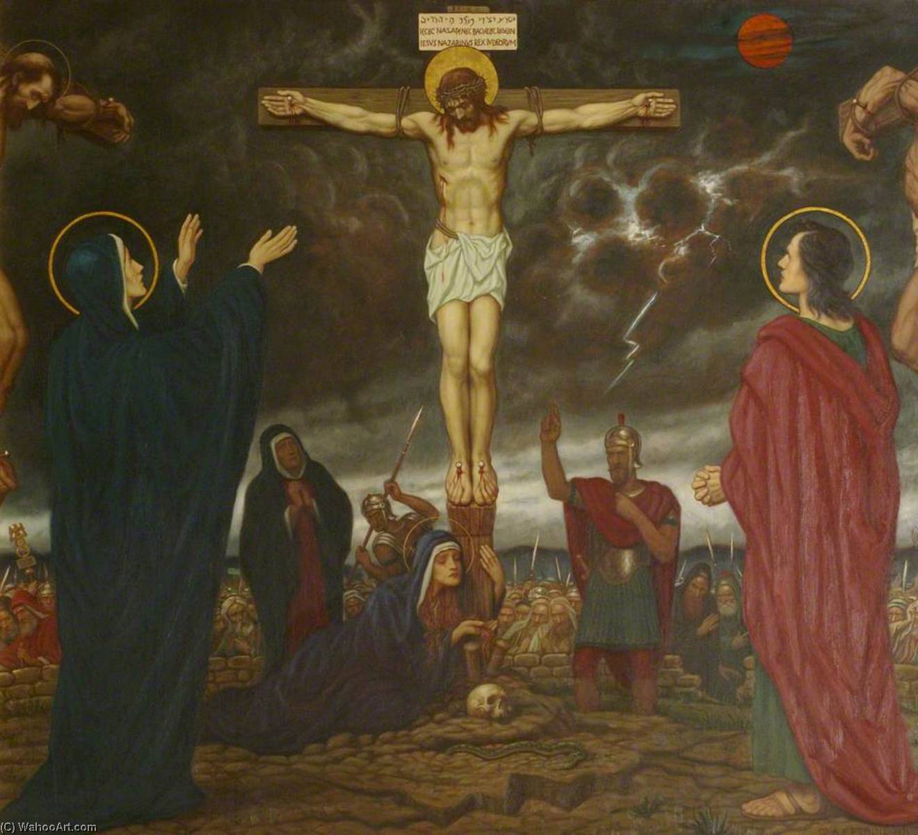 Jesus Dies Upon The Cross (part Of ‘stations Of The Cross’) — Edward Arthur Fellowes Prynne