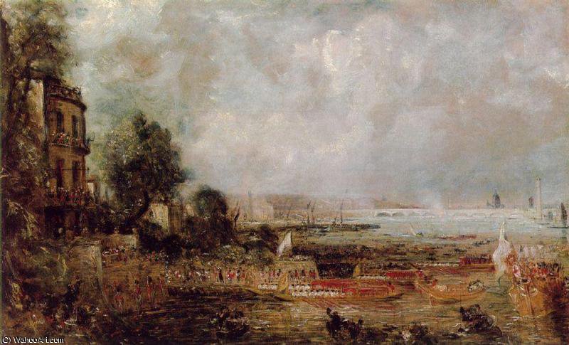 The Opening Of Waterloo Bridge — John Constable