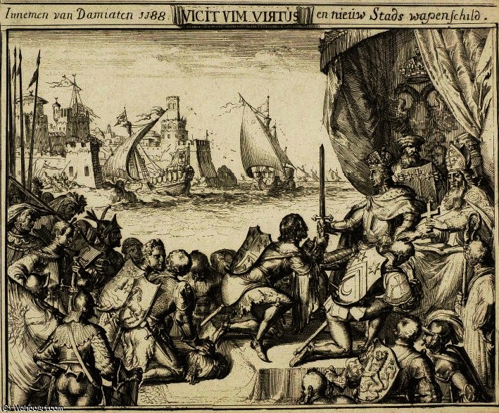 Innemen Van Damiaten — Romeyn De Hooghe