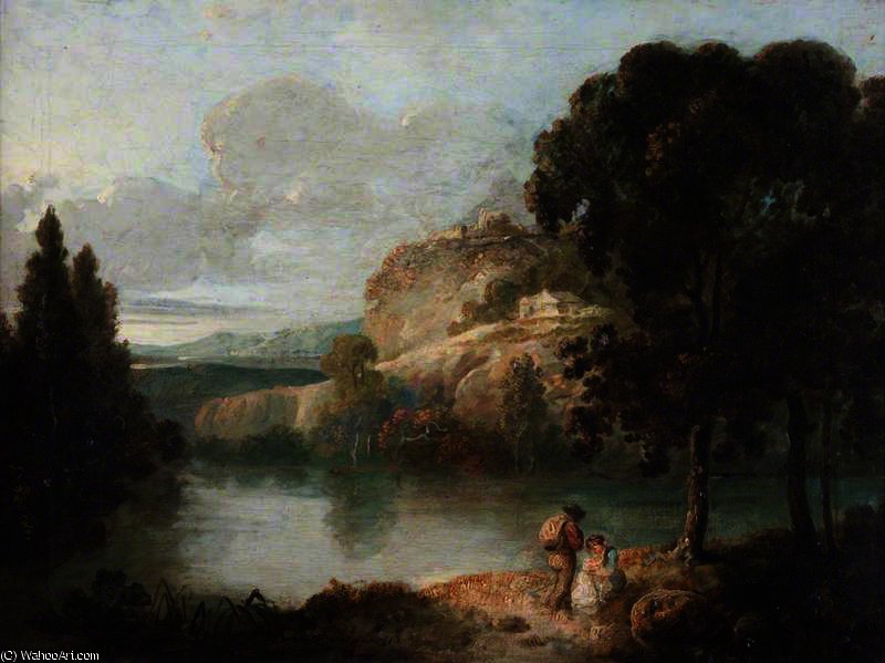 Landscape With Two Figures — Richard Wilson