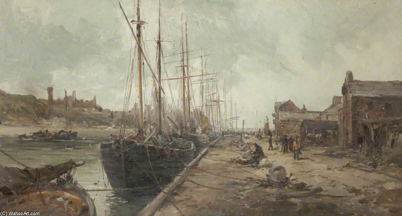 Peel Quay And Harbour — William Edward Webb