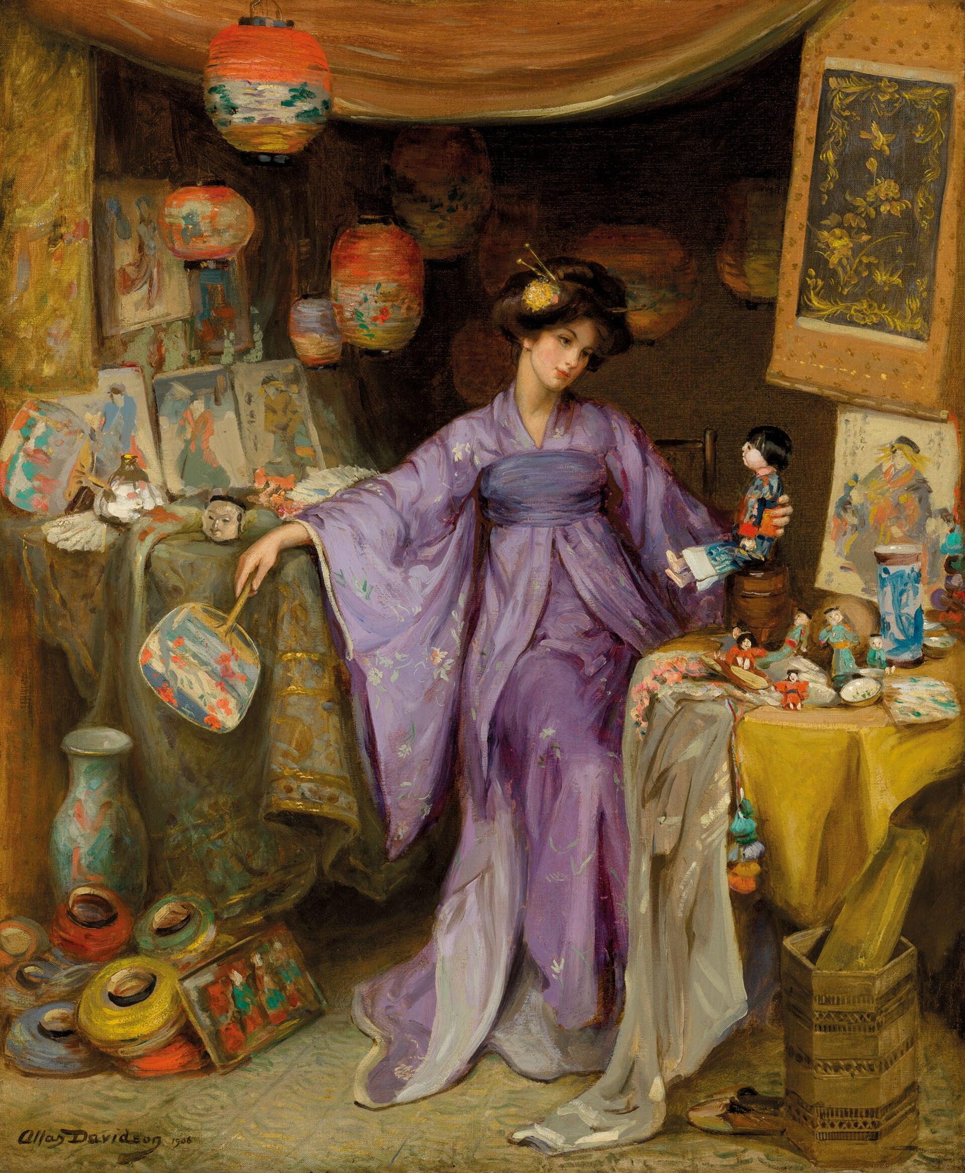 An English Yum-yum: My Lady Lights The Sombre Day — Allan Douglas Davidson