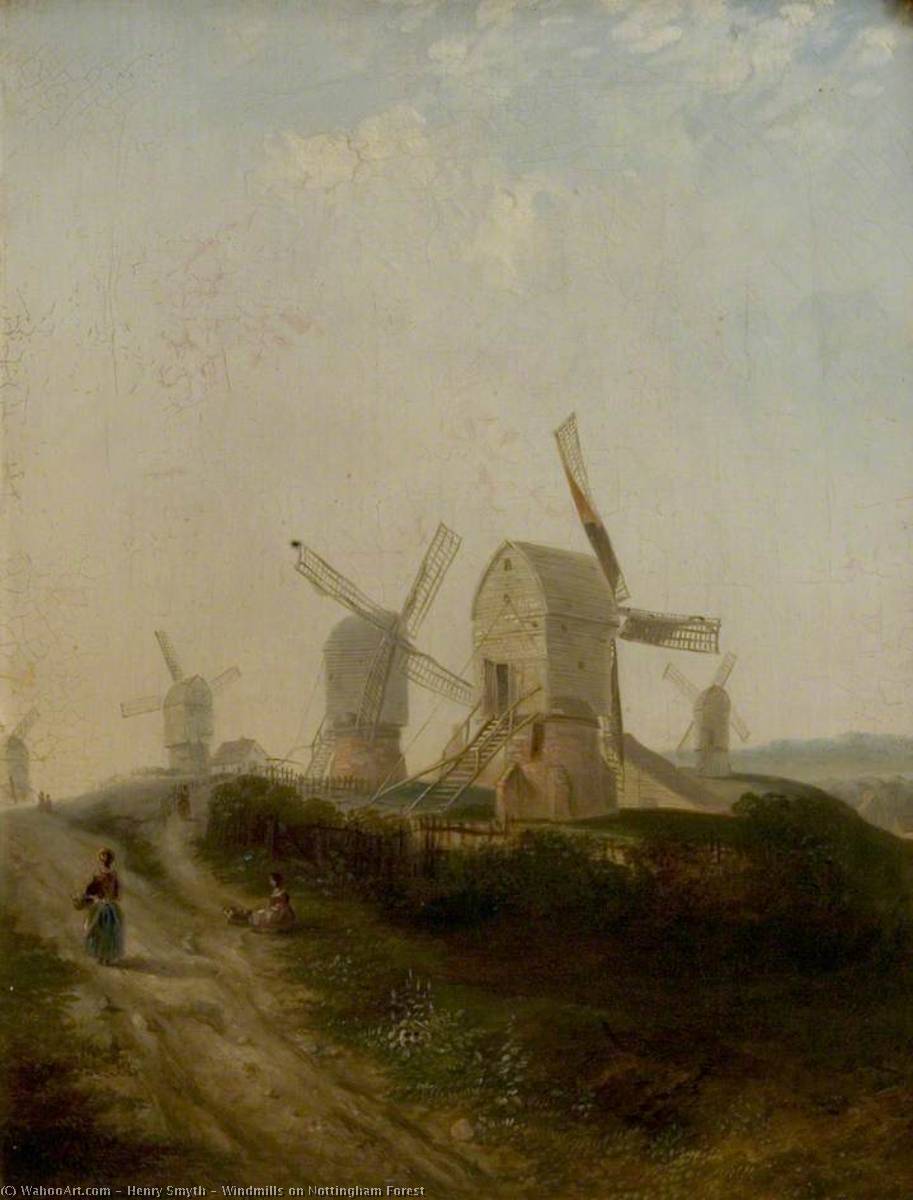 Windmills On Nottingham Forest — Henry Smyth