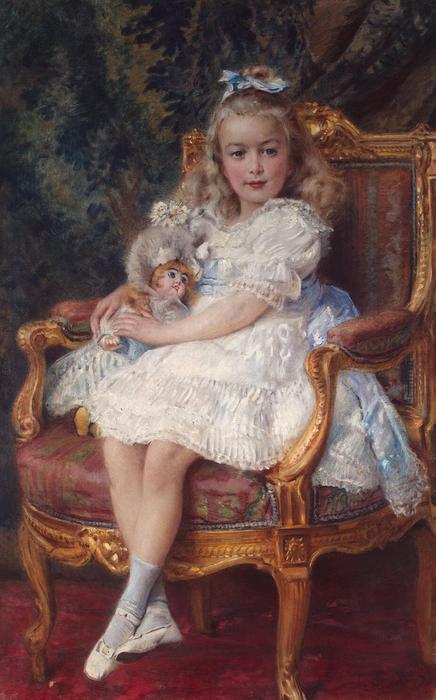 Portrait Of Grand Princess Maria Nikolayevna — Konstantin Yegorovich Makovsky