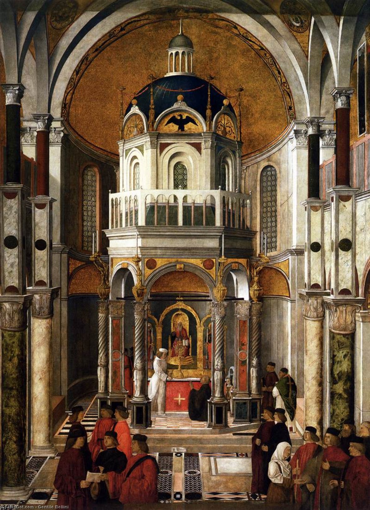 The Healing Of Pietro Dei Ludovici — ジェンティーレ・ベッリーニ