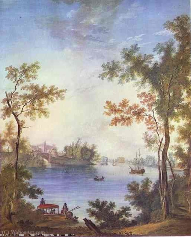 View On The Gatchina Palace From The Silver Lake — Semjon Fjodorowitsch Schtschedrin