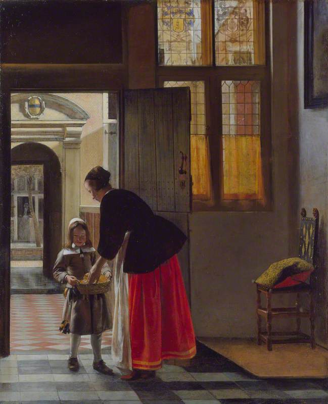 A Boy Bringing Bread — ピーテル・デ・ホーホ
