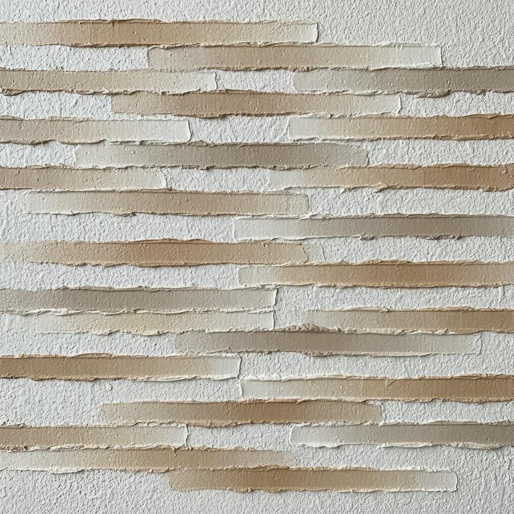 Ätherische Schichten Aus Sand Und Stein In Einer Meditativen Monochromen Komposition — David Moreau