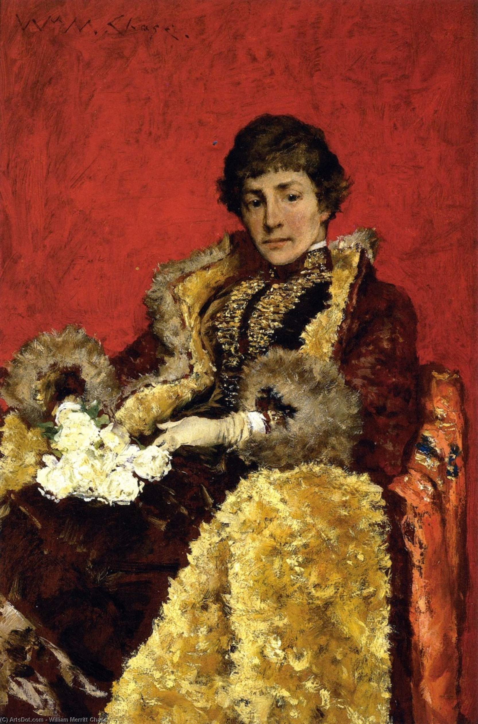 Portrait Of Mrs. H. (also Known As Portrait Of Mrs. Howell) — William Merritt Chase