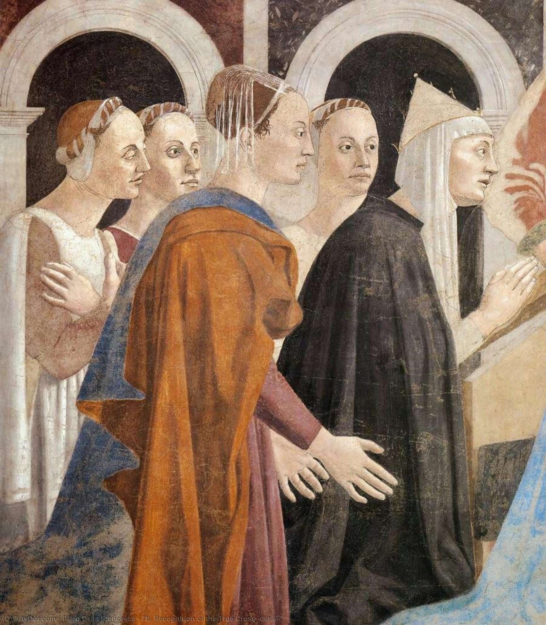 7b. Recognition Of The True Cross (detail) — Пјеро Дела Франческа