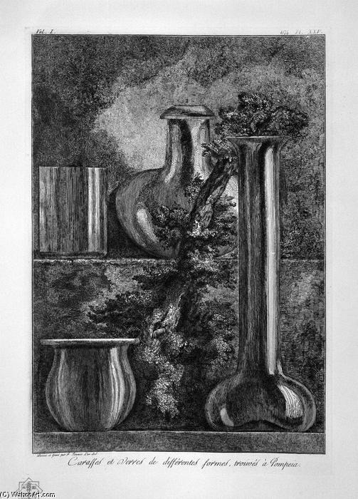 Bottles And Glasses, Found At Pompeii — Giovanni Battista Piranesi