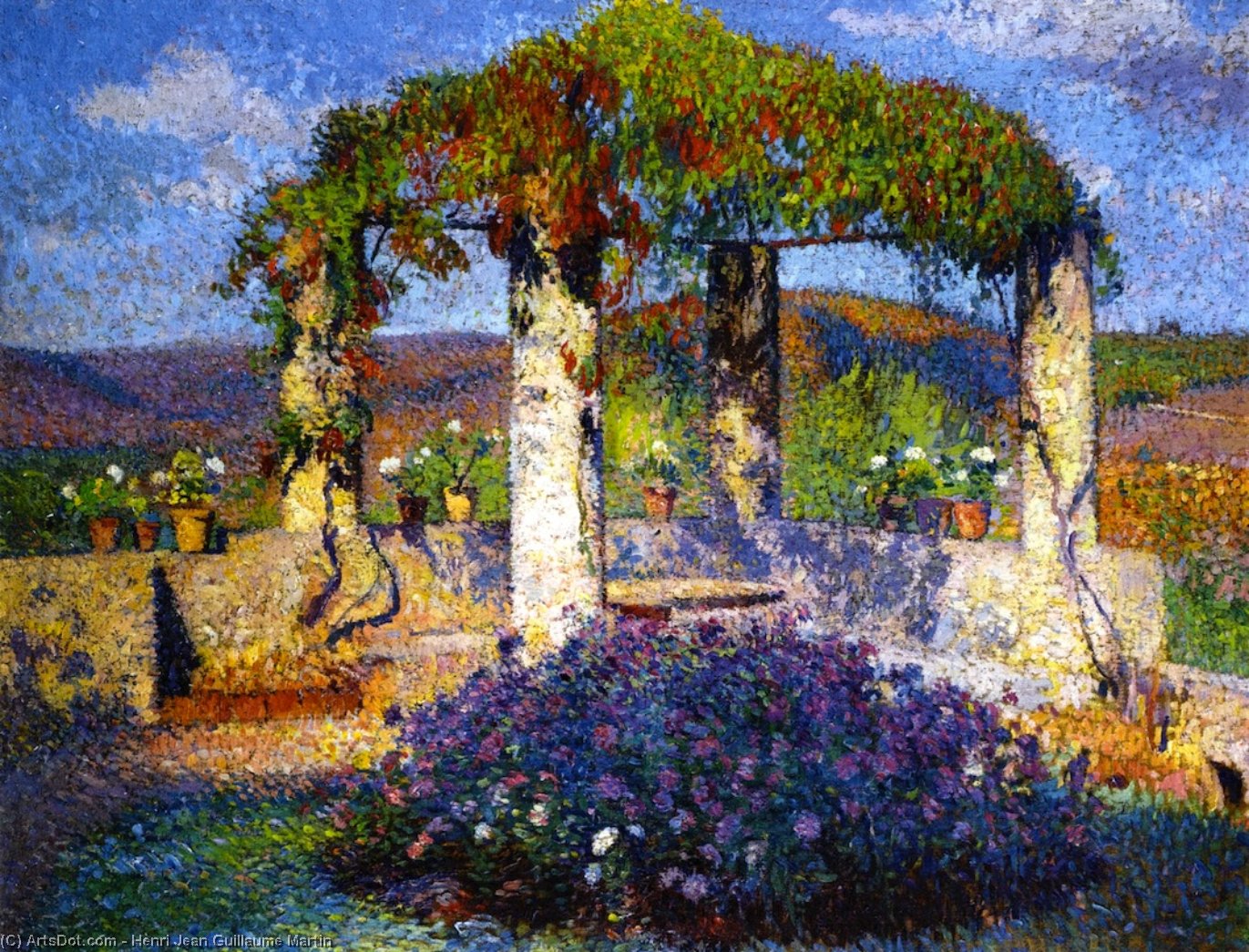 La Tonelle De L'angle Nord-ouest Du Parc De Marquayrol — Henri Jean Guillaume Martin