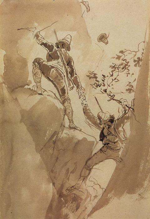 Mountain Hunters — Karl Pavlovich Bryullov