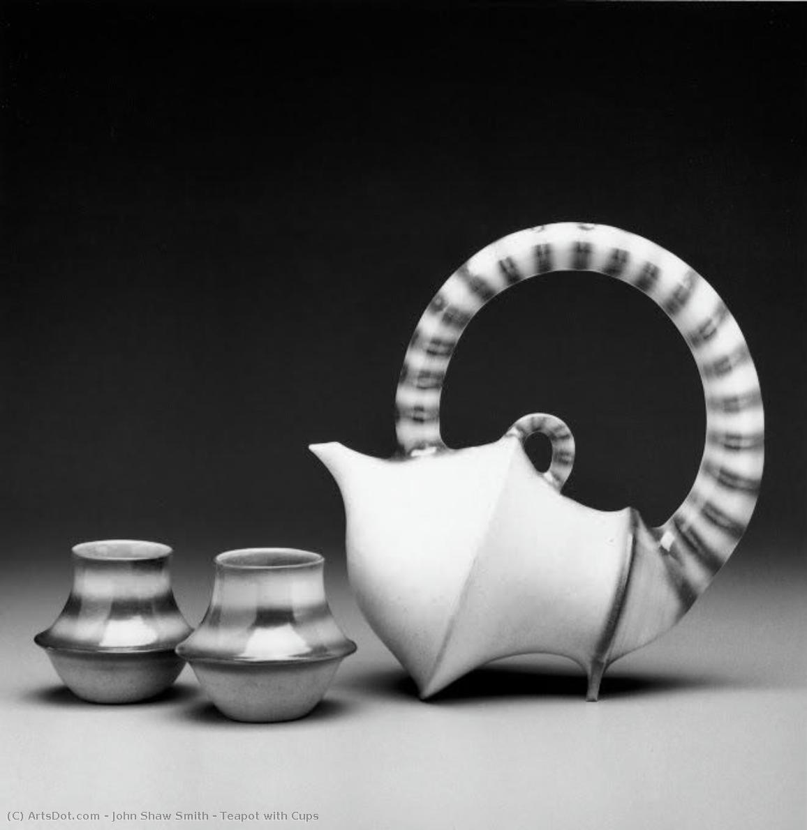 Teapot With Cups — John Shaw Smith