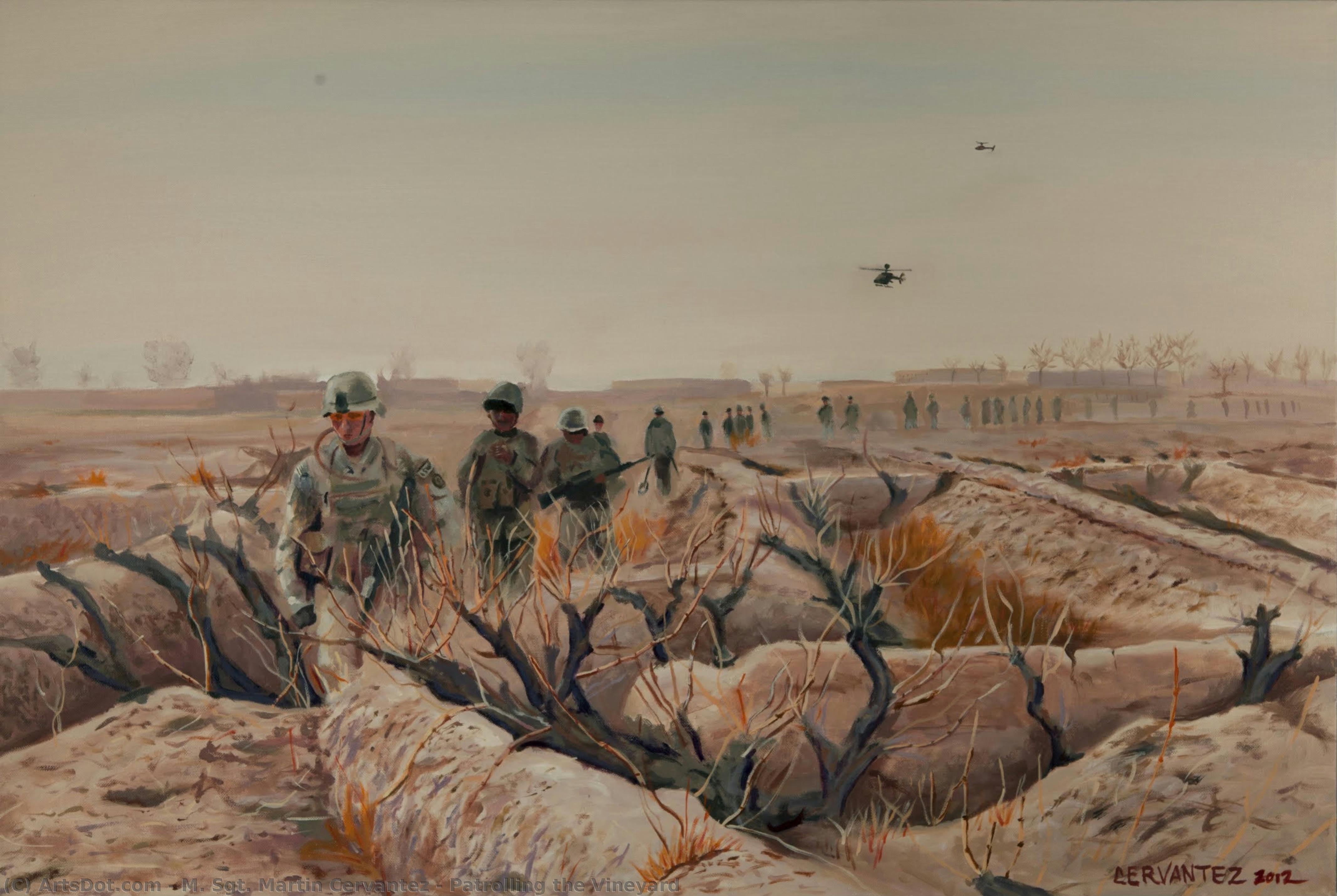 Patrolling The Vineyard — M. Sgt. Martin Cervantez