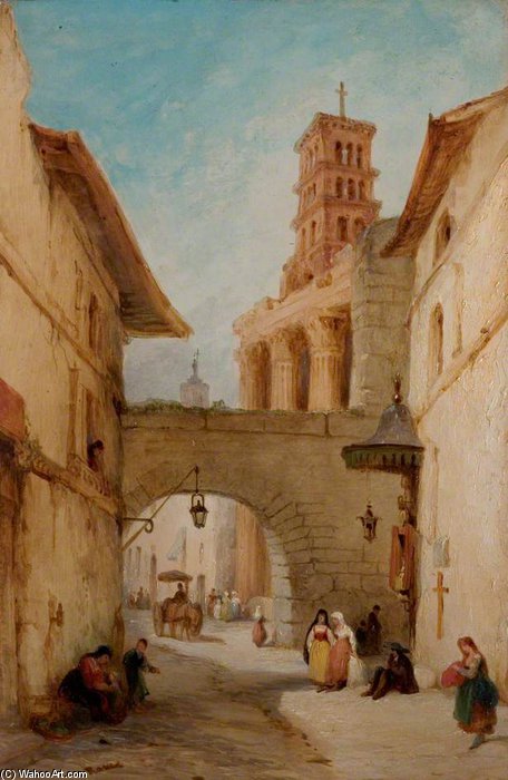 View In Rome, The Forum Of Nerva — George Jones