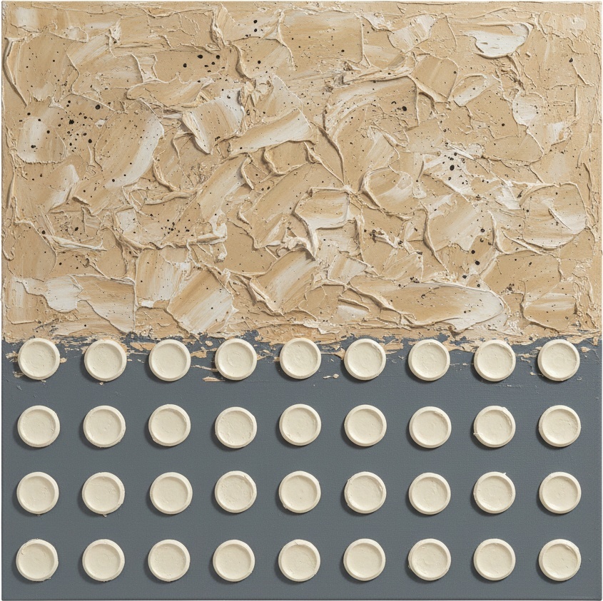 Ephemeral Strata: An Organic Impasto Study Of Order And Primordial Chaos — David Moreau