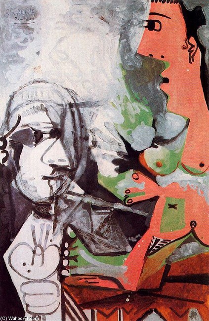 The Painter And His Model 11 — パブロ・ピカソ