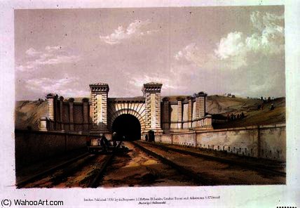 Primrose Hill Tunnel — John Cooke Bourne