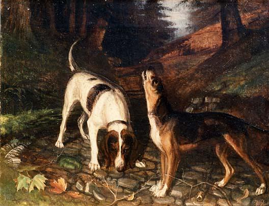 (picking Up The Scent), (painting) — Abbott Handerson Thayer
