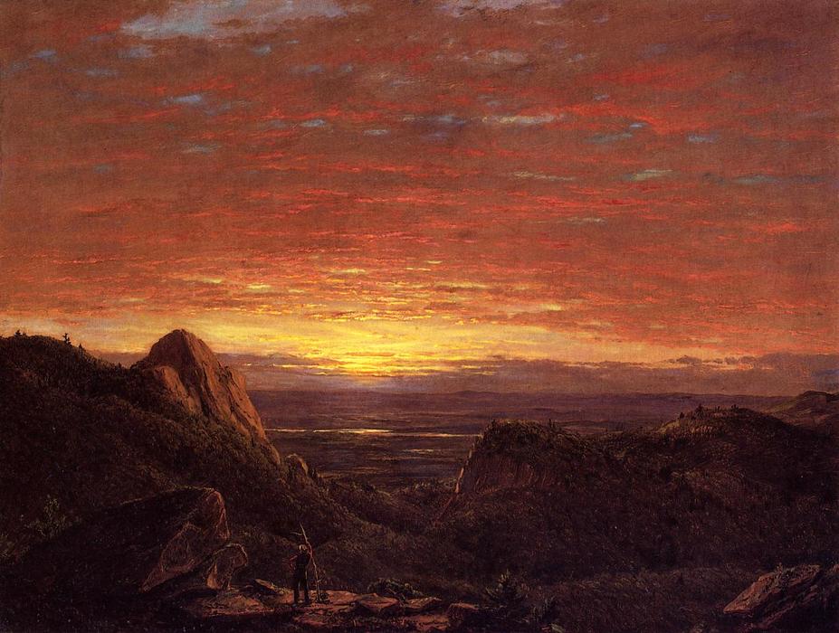 Morning, Looking East Over The Husdon Valley From Catskill Mountains — Frederic Edwin Church