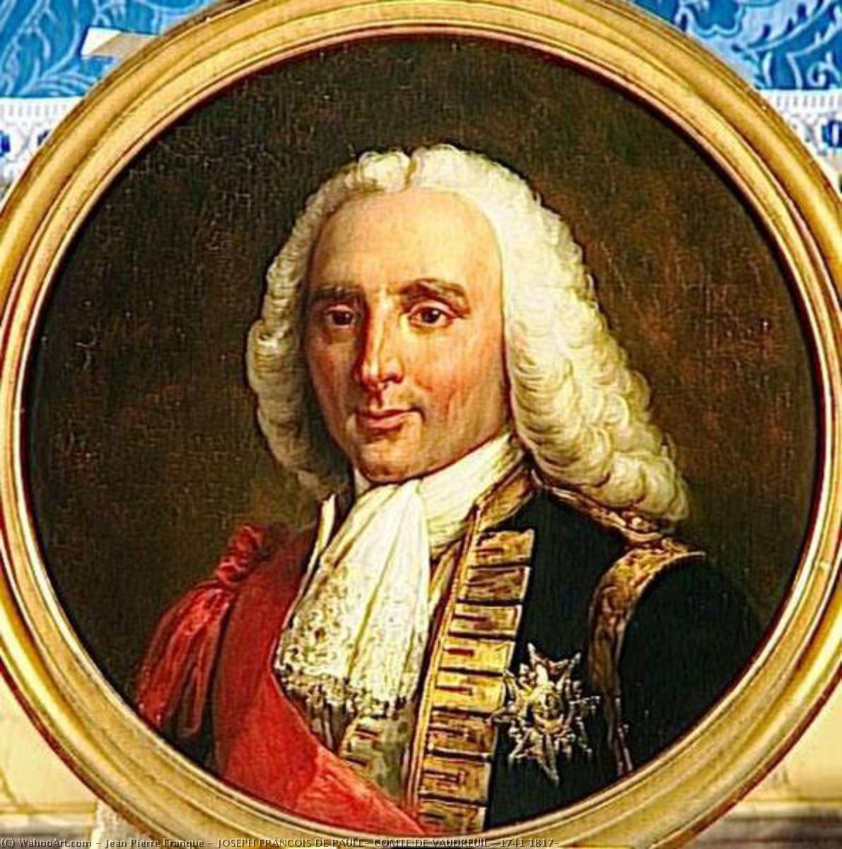 Joseph Francois De Paule, Comte De Vaudreuil (1741 1817) — Jean Pierre Franque