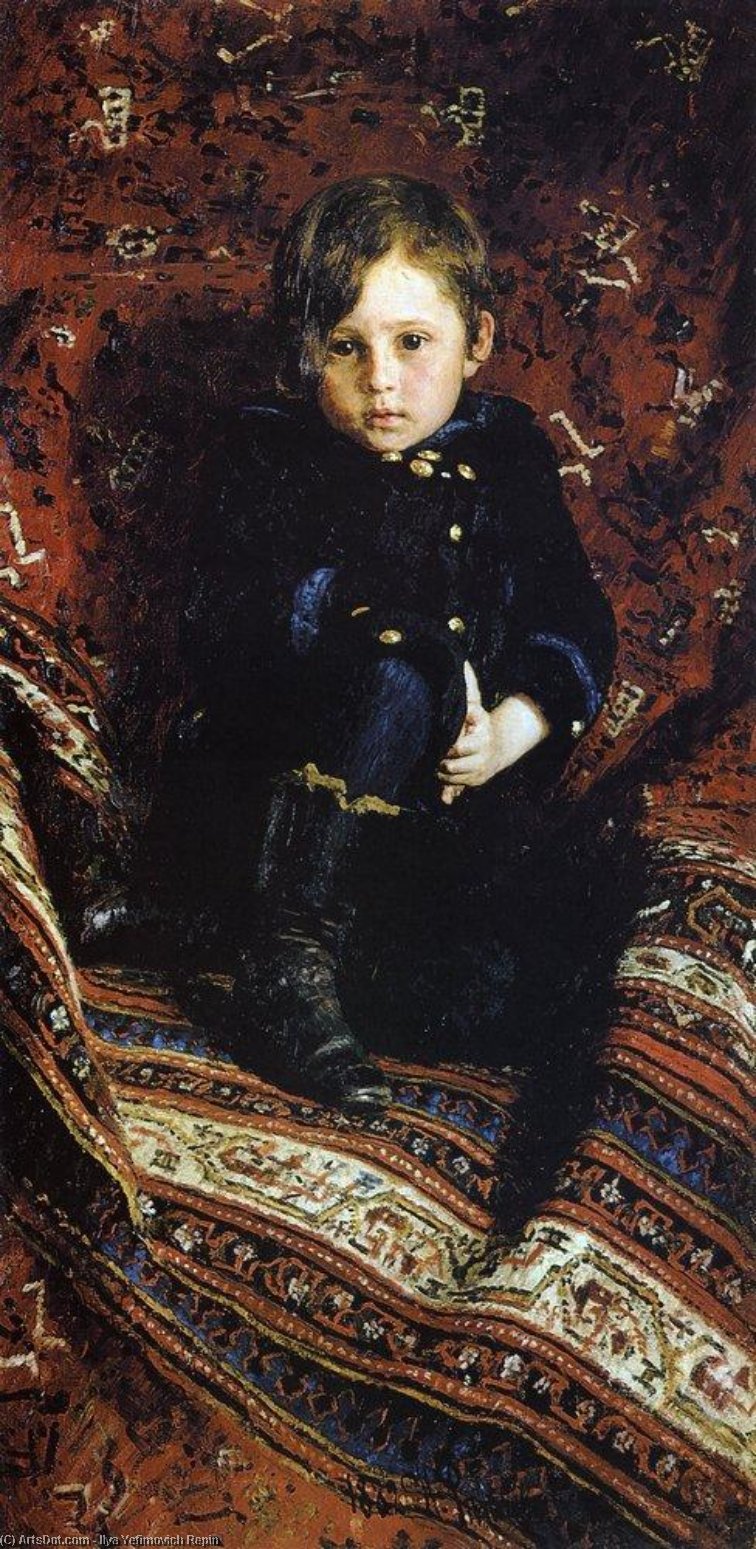 Portrait Of Yuriy Repin, The Artist's Son — Ilya Yefimovich Repin
