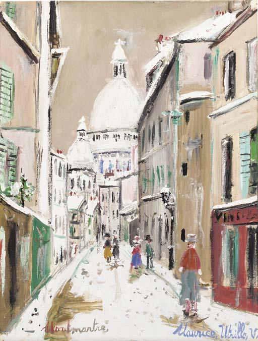 The Sacré Coeur, Montmartre — Maurice Utrillo