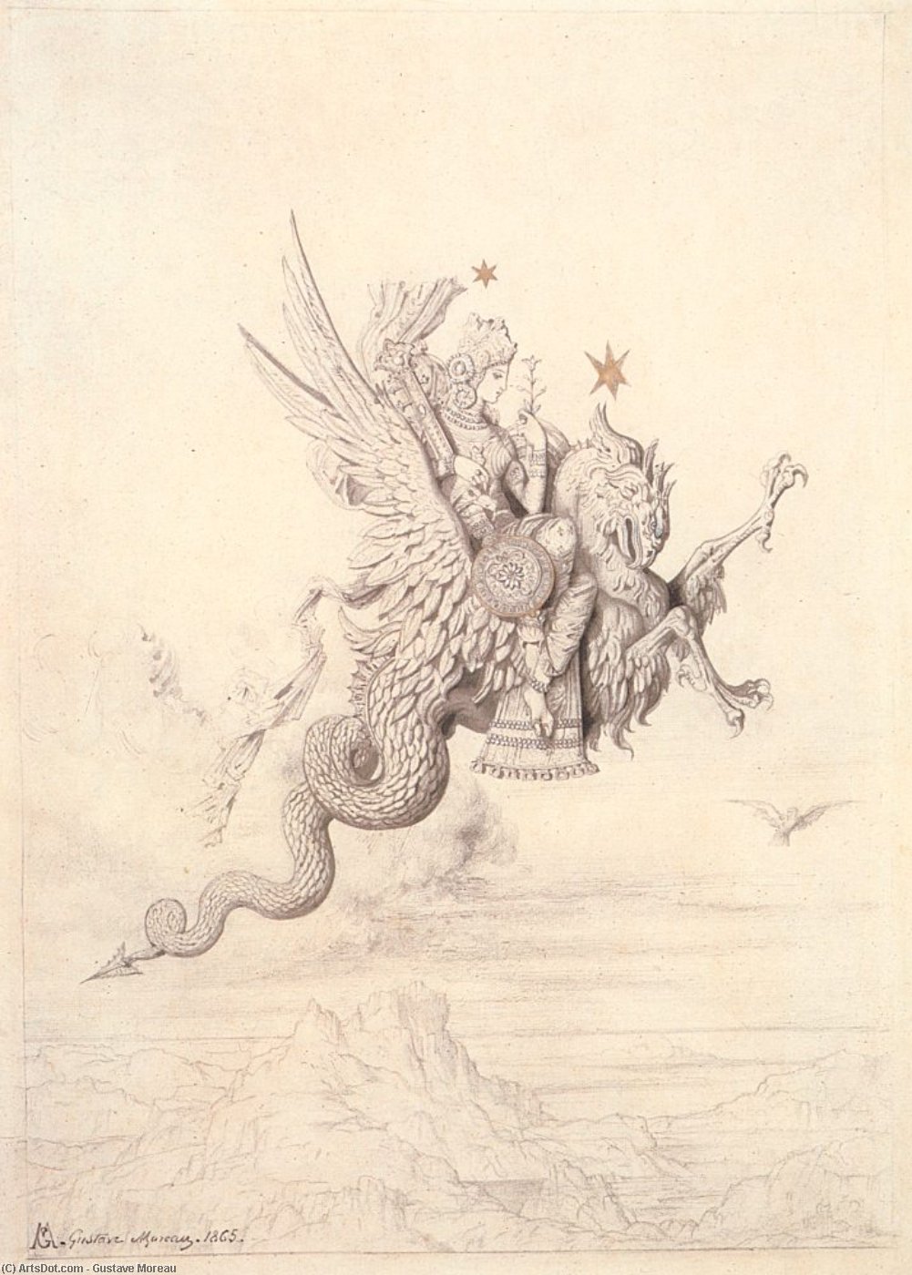 Untitled (3488) — Gustave Moreau