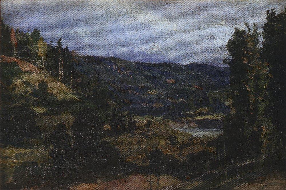 Mountainous Riverbank Of Oyat — Vasily Dmitrievich Polenov