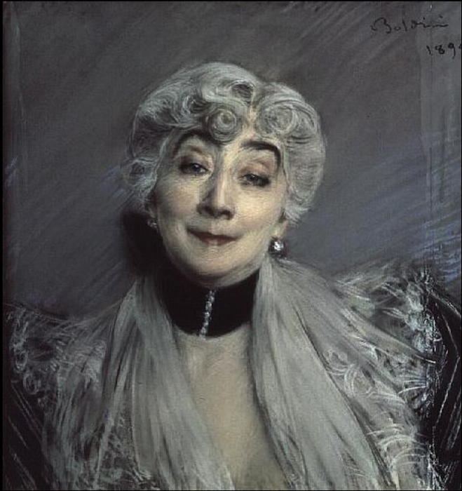 Portrait Of The Countess De Martel De Janville — Giovanni Boldini