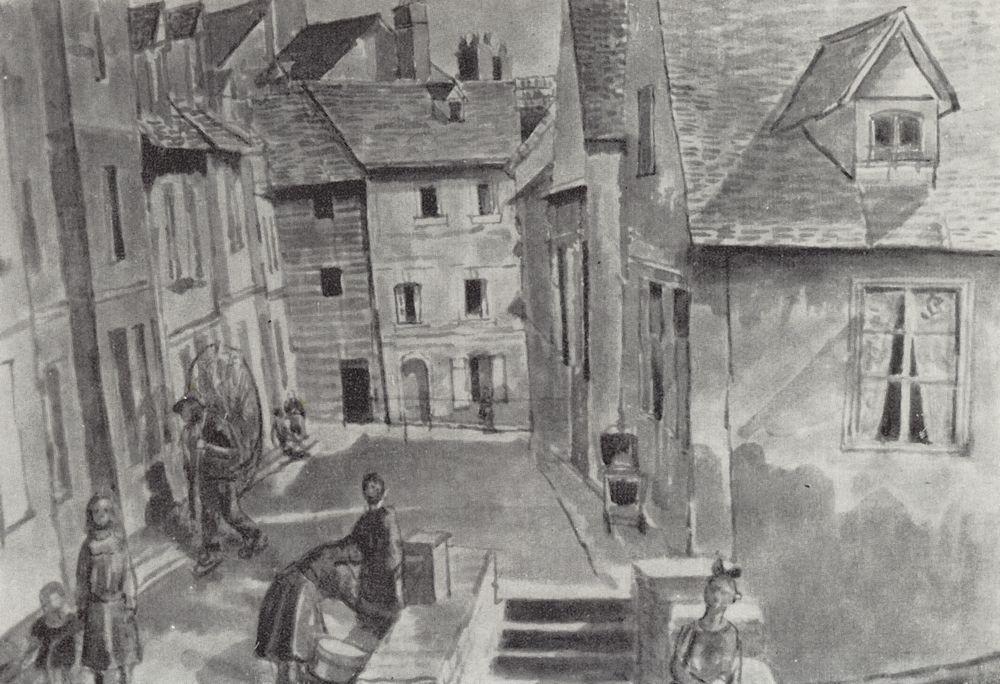 Old Dieppe — Kuzma Petrov-vodkin