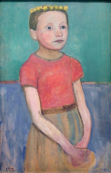 Portrait Of A 12-year-old Italian Girl — Paula Modersohn-becker
