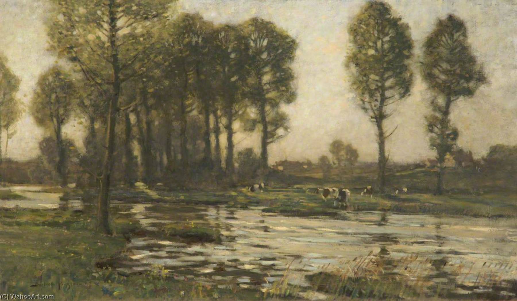 Watermeadows Of France — Bertram Priestman