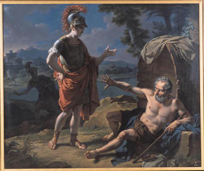 Alexandre Et Diogène — Monsiaux Nicolas André