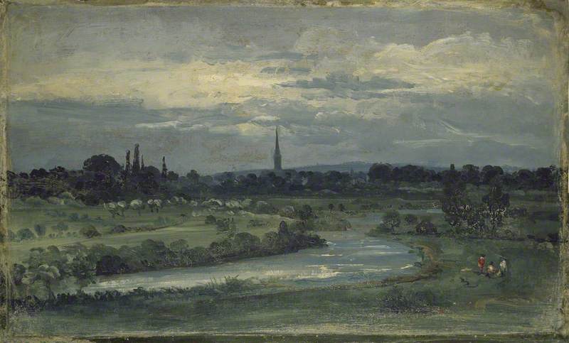 View From Pugin's House Near Salisbury — David Charles Read