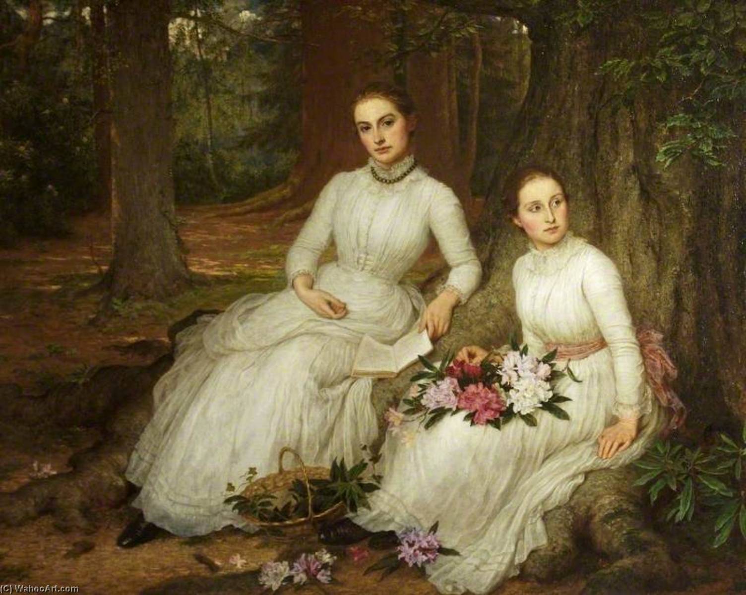 Kathleen (d.1946), And Marianne (d.1943), The Daughters Of Samuel Gurney Sheppard — Louisa Starr Canziani