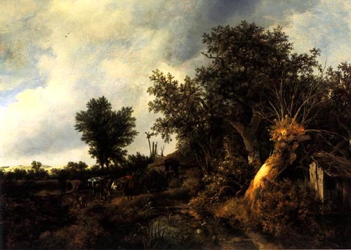 Landscape With Hu — Јакоб Исаксзон Ван Рујсдаел