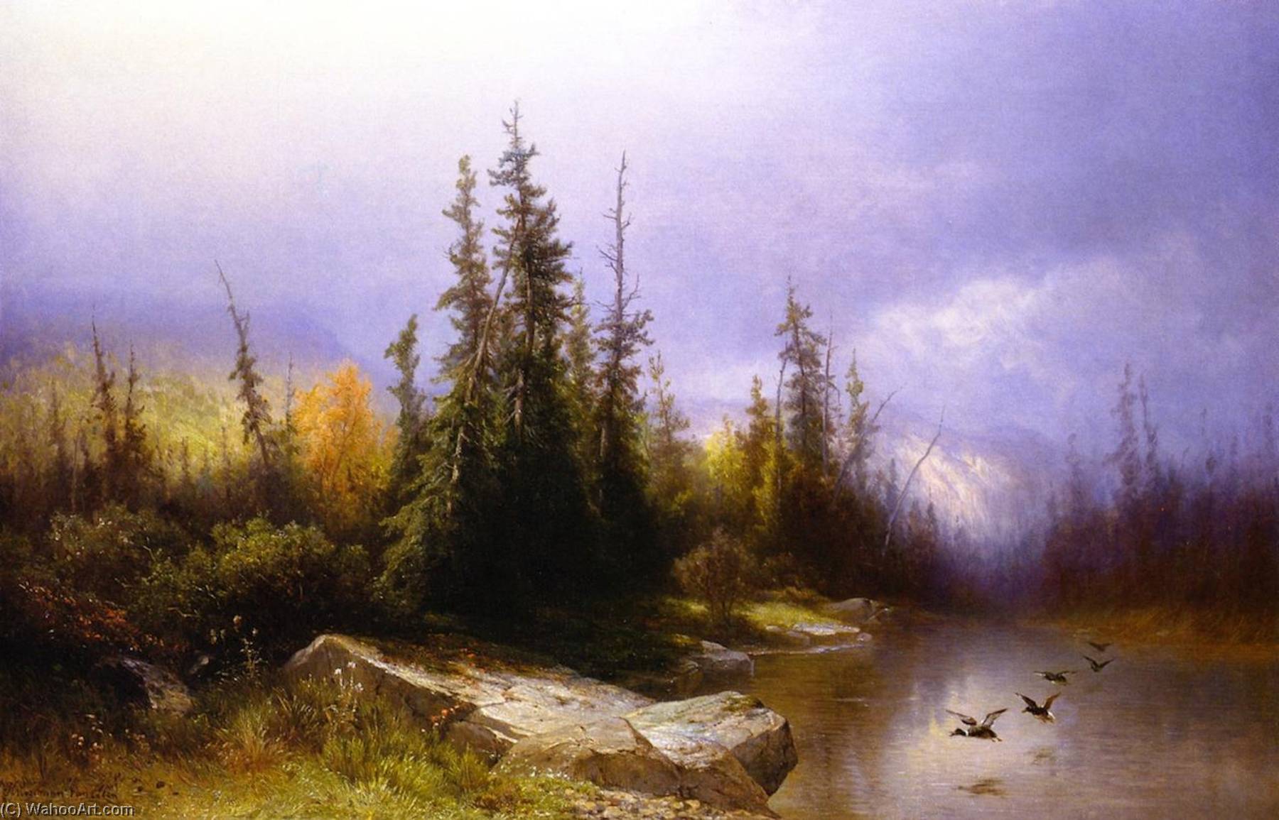 The Heart Of The Adirondacks — Hendrik Dirk Kruseman Van Elten