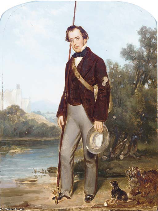 Portrait Of A Fisherman, Traditionally Identified As Robert Blair Maconochie Esq — James William Giles