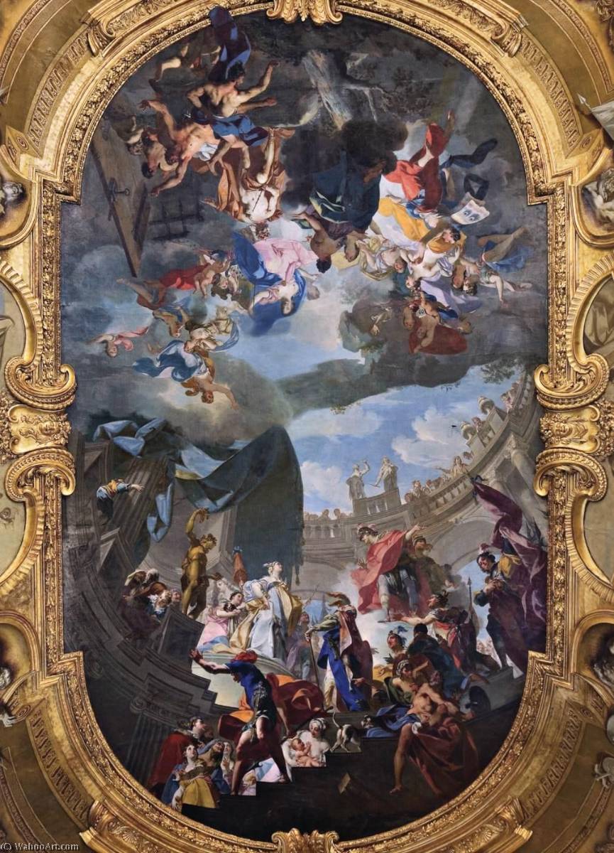Aeneas Legend Aeneas And Dido — Claudio Francesco Beaumont