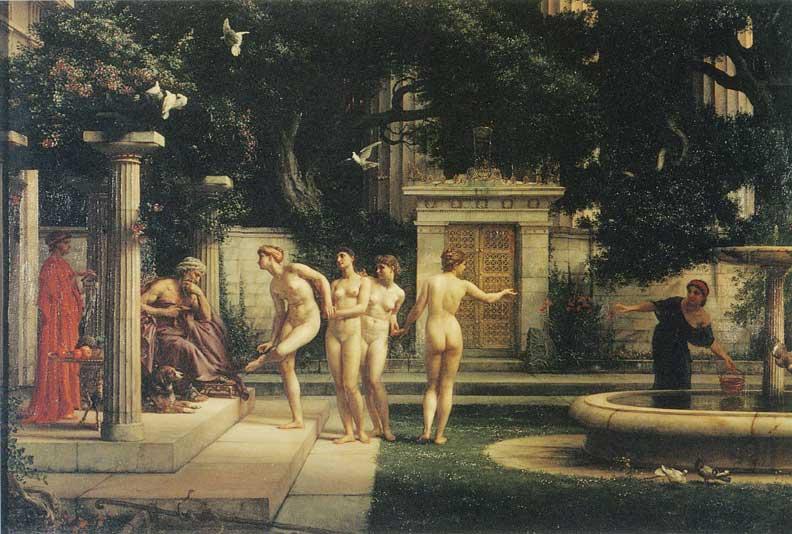 A Visit To Aesclepius — Sir Edward John Poynter