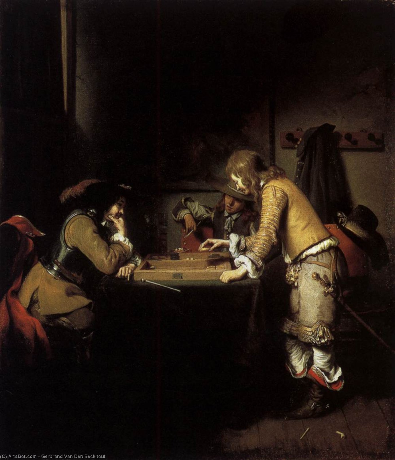 Tric-trac Players — Gerbrand Van Den Eeckhout