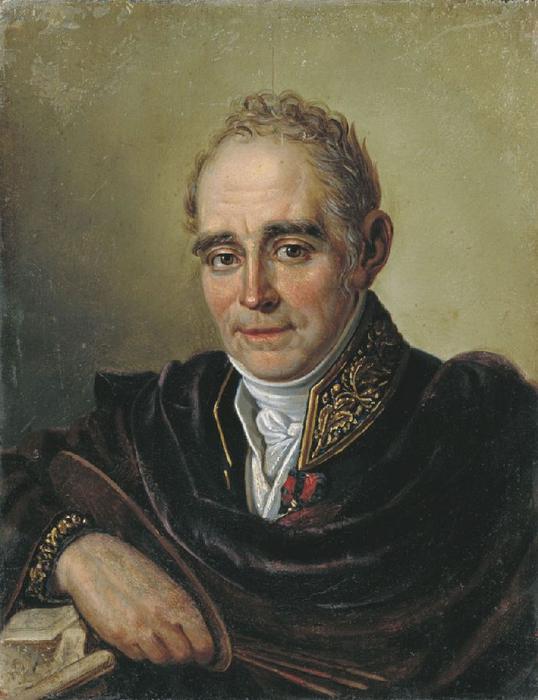 Portrait Of Vladimir Borovikovsky — Vladimir Lukich Borovikovsky