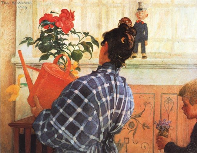Karin And Esbjörn — Carl Larsson