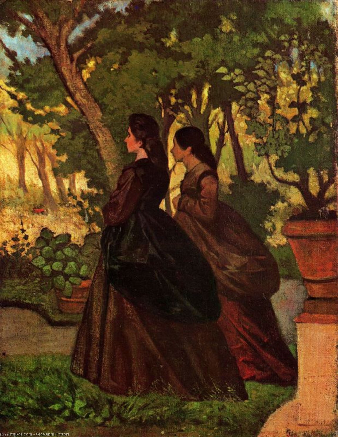 Lord In The Woods — Giovanni Fattori
