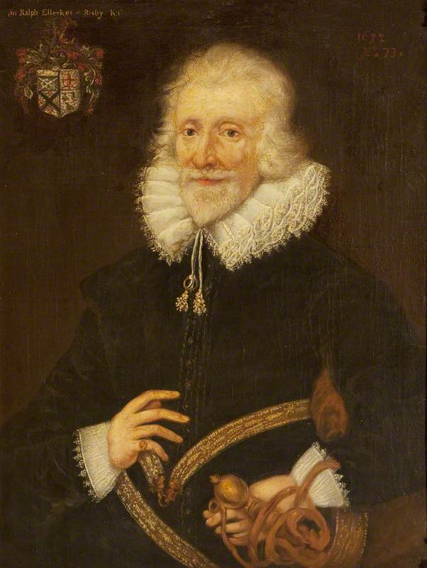 Sir Ralph Ellerker Of Risby (b.1558 1559), At The Age Of 73 (after An Earlier Painting From 1632) — Rebecca Dulcibella Orpen