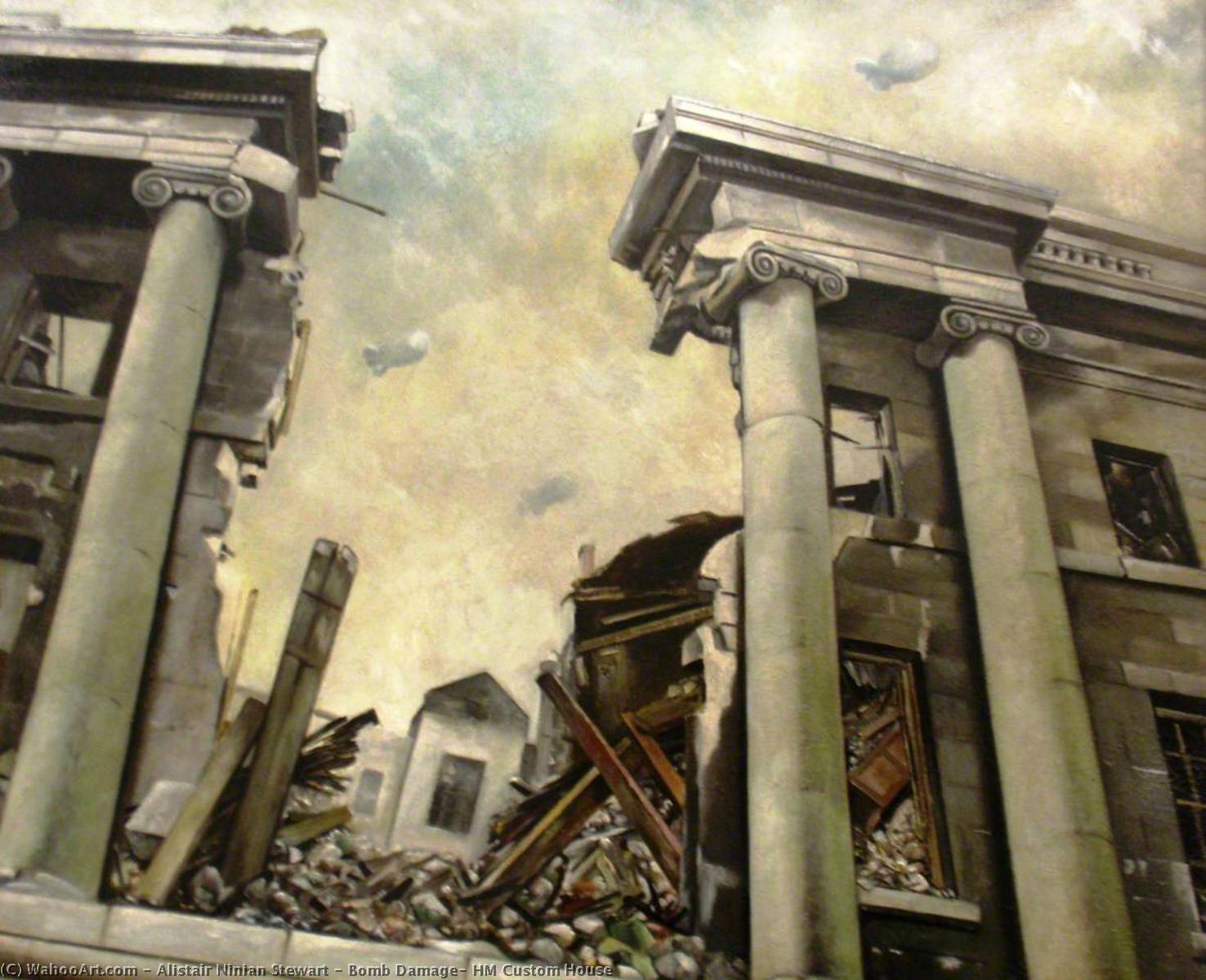 Bomb Damage, Hm Custom House — Alistair Ninian Stewart